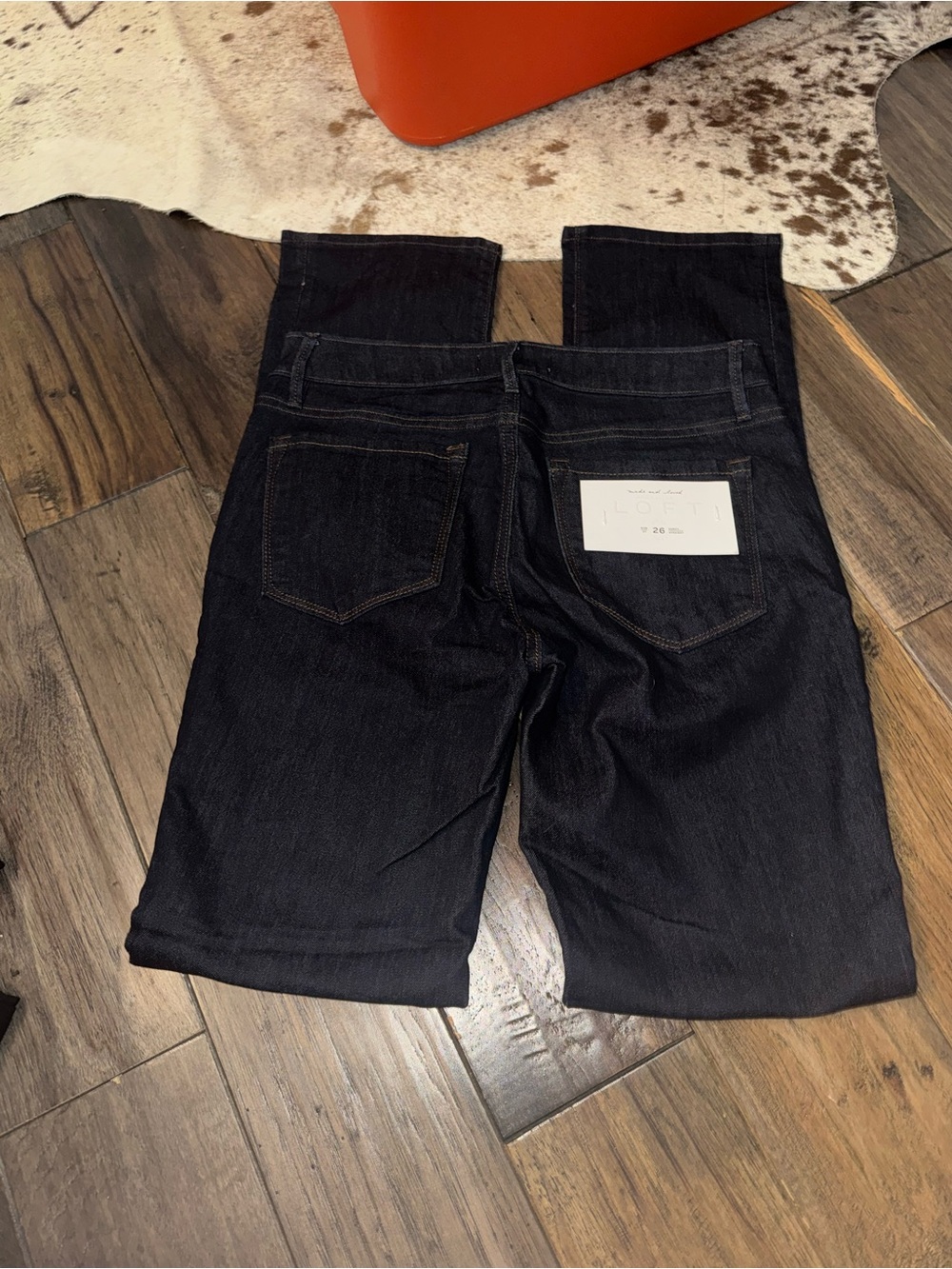 LOFT Curvy Straight Jeans